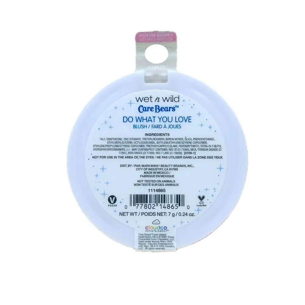 NEW Wet n Wild x Care Bears Blush - Do What You Love